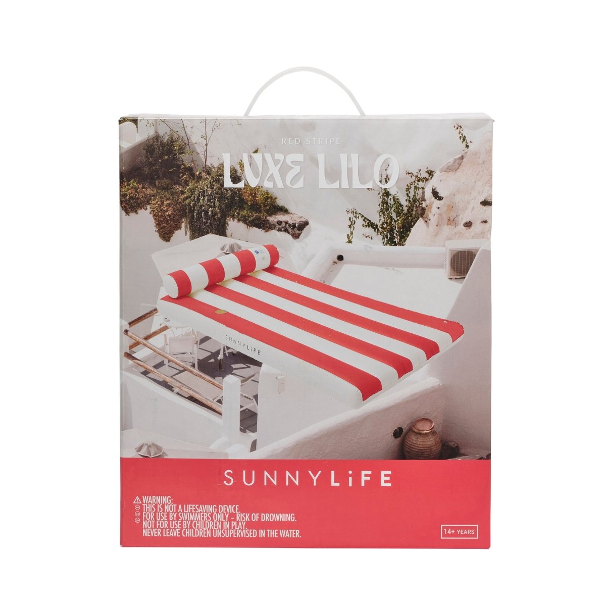 Luxe Lilo - Red - SUNNYLiFE UK