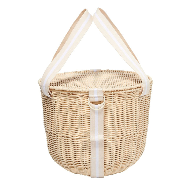 Round Picnic Cooler Basket