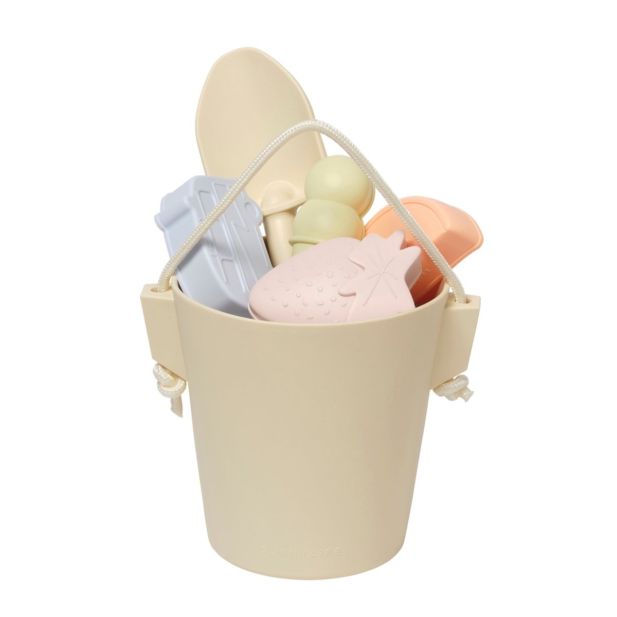 Silicone Bucket & Spade Set - Apple Sorbet - SUNNYLiFE UK