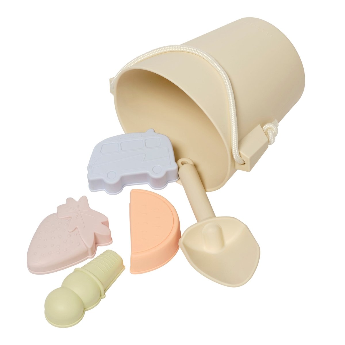 Silicone Bucket & Spade Set - Apple Sorbet - SUNNYLiFE UK