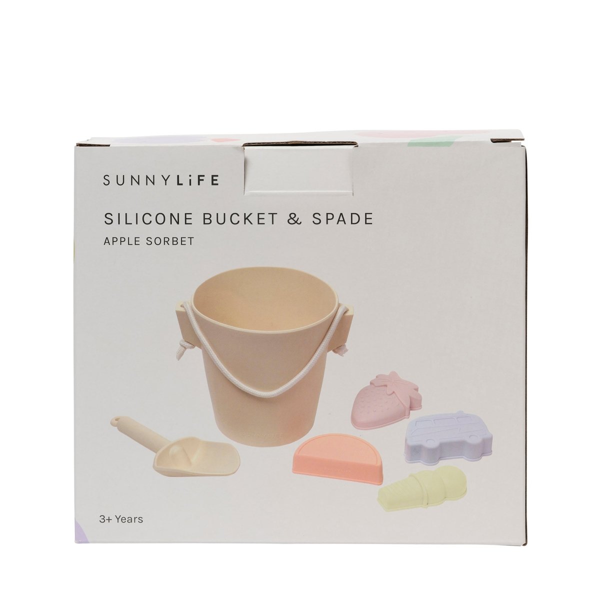 Silicone Bucket & Spade Set - Apple Sorbet - SUNNYLiFE UK