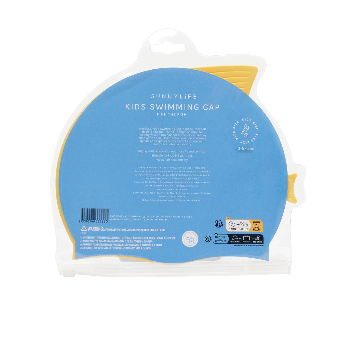 Swimming Cap - Finn the Fish - SUNNYLiFE UK
