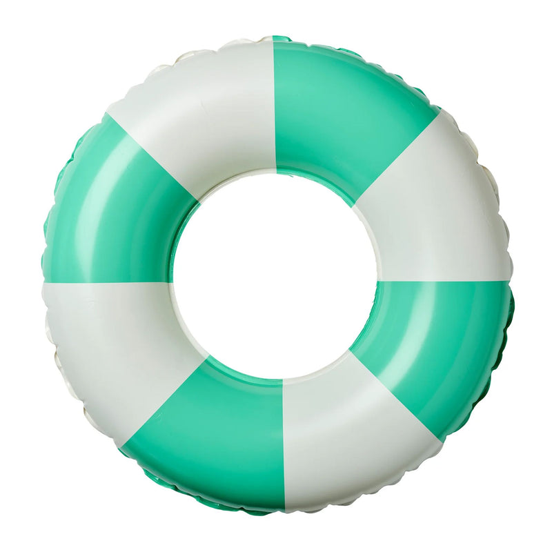 Mini Tube Pool Ring - Pool Party Green Stripe