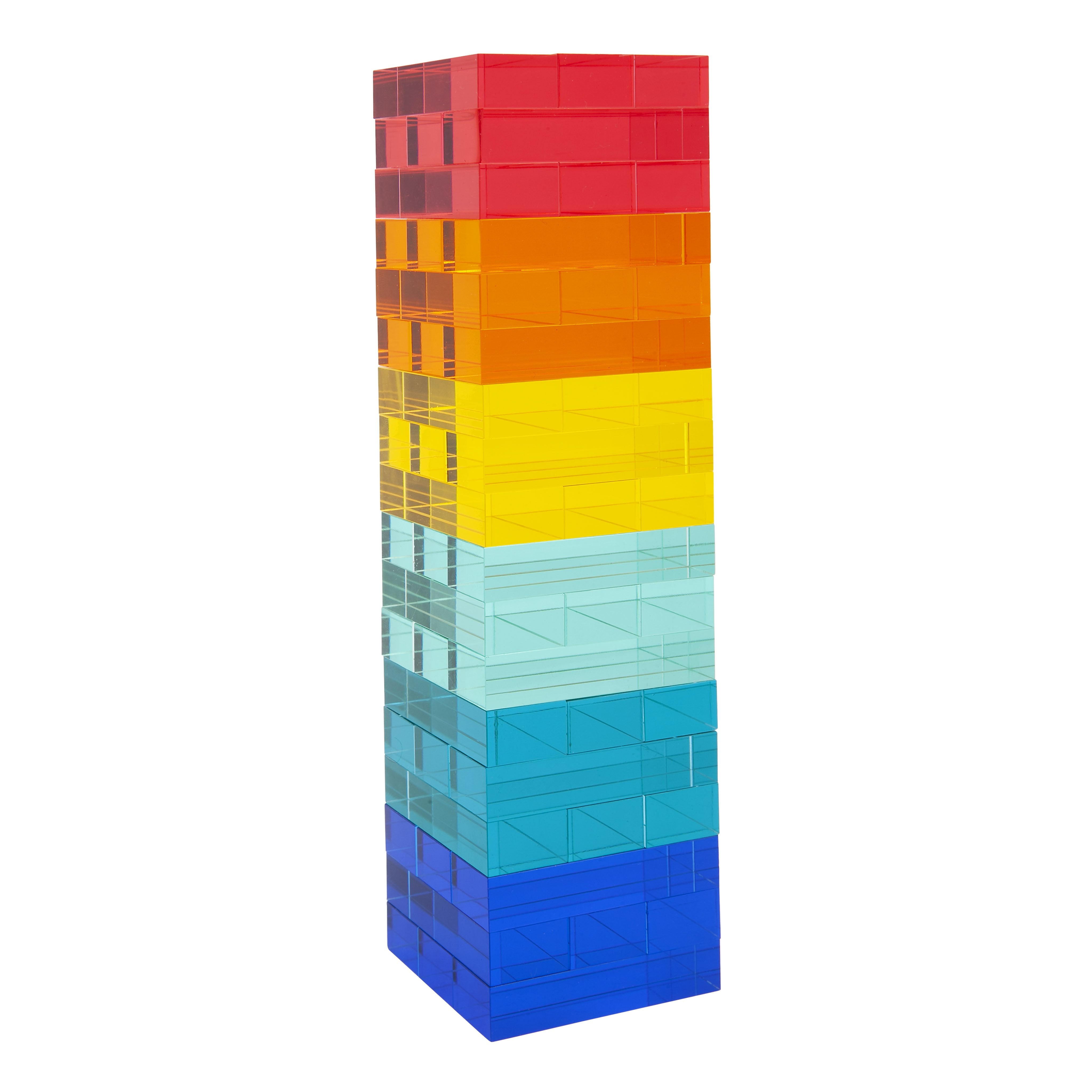 Lucite Jumbling Tower | Rainbow