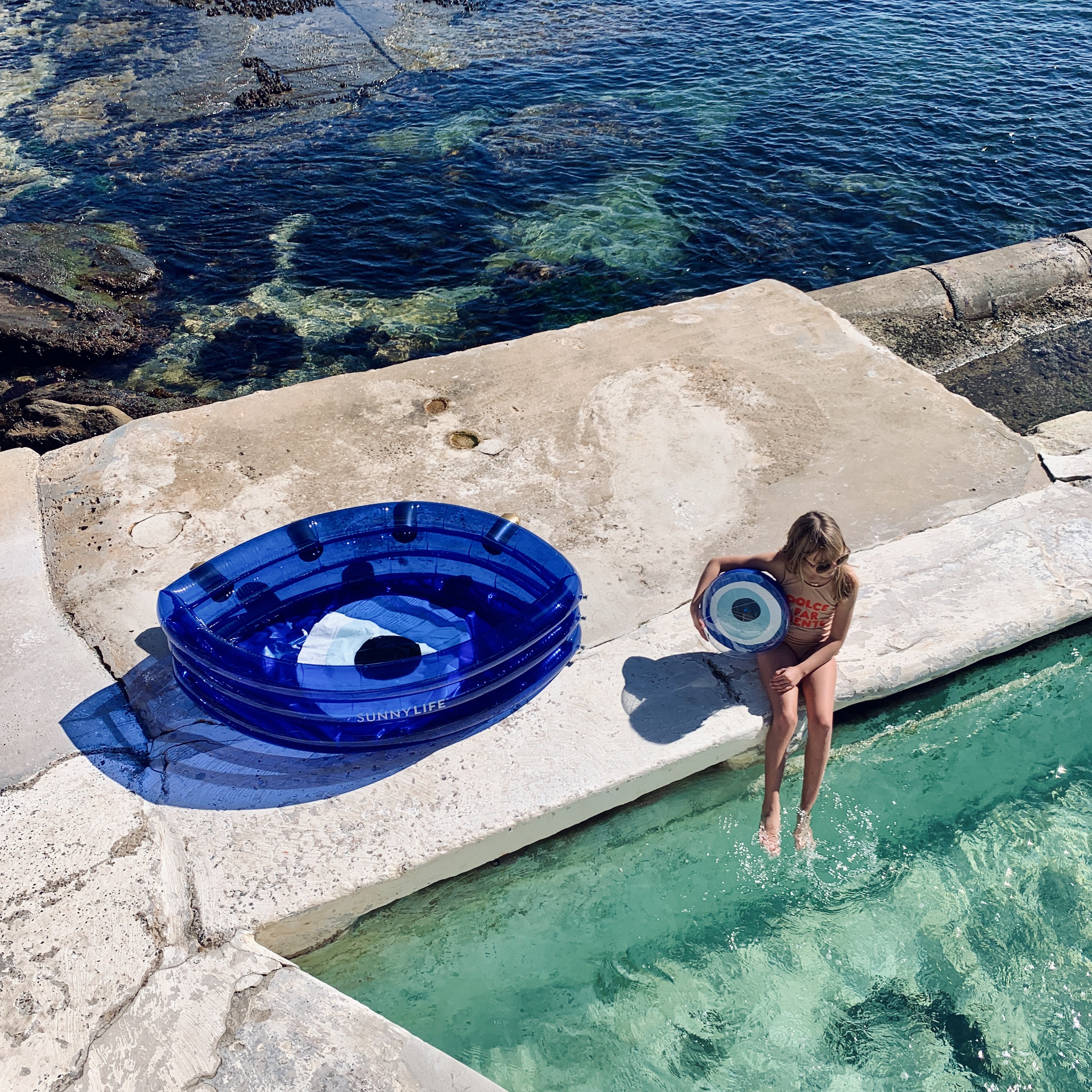 The Pool | Greek Eye - Electric Blue