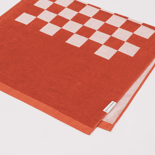 Luxe Games Towel | Terracotta
