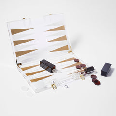 Lucite Backgammon | Limited Edition Whiskey Noir