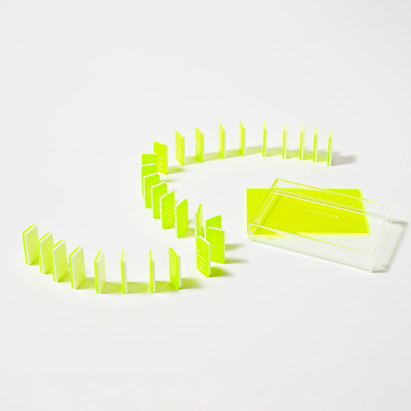 Lucite Dominoes | Limited Edition Neon