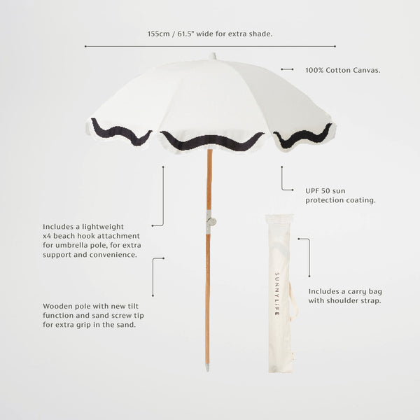 Luxe Beach Umbrella | Casa