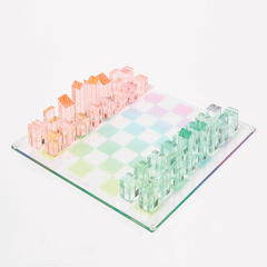 Lucite Chess & Checkers | Aurora
