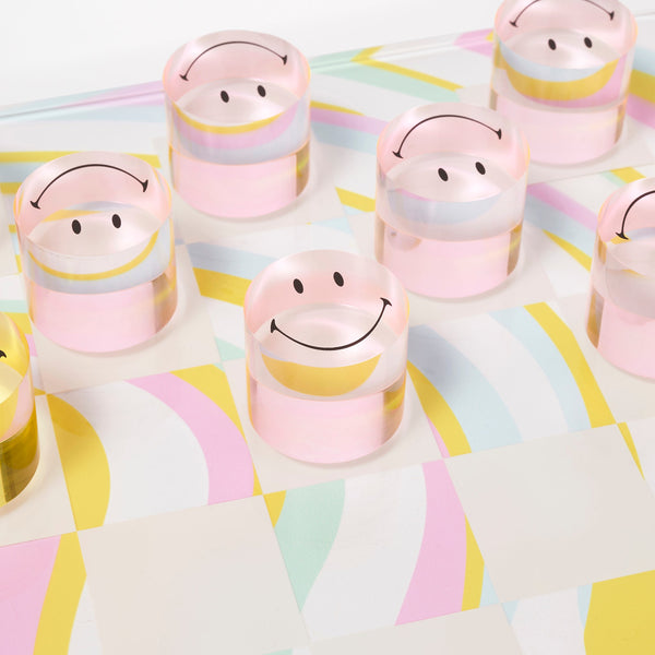 Lucite Checkers | Smiley