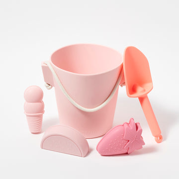 Silicone Bucket & Spade Set | Pink