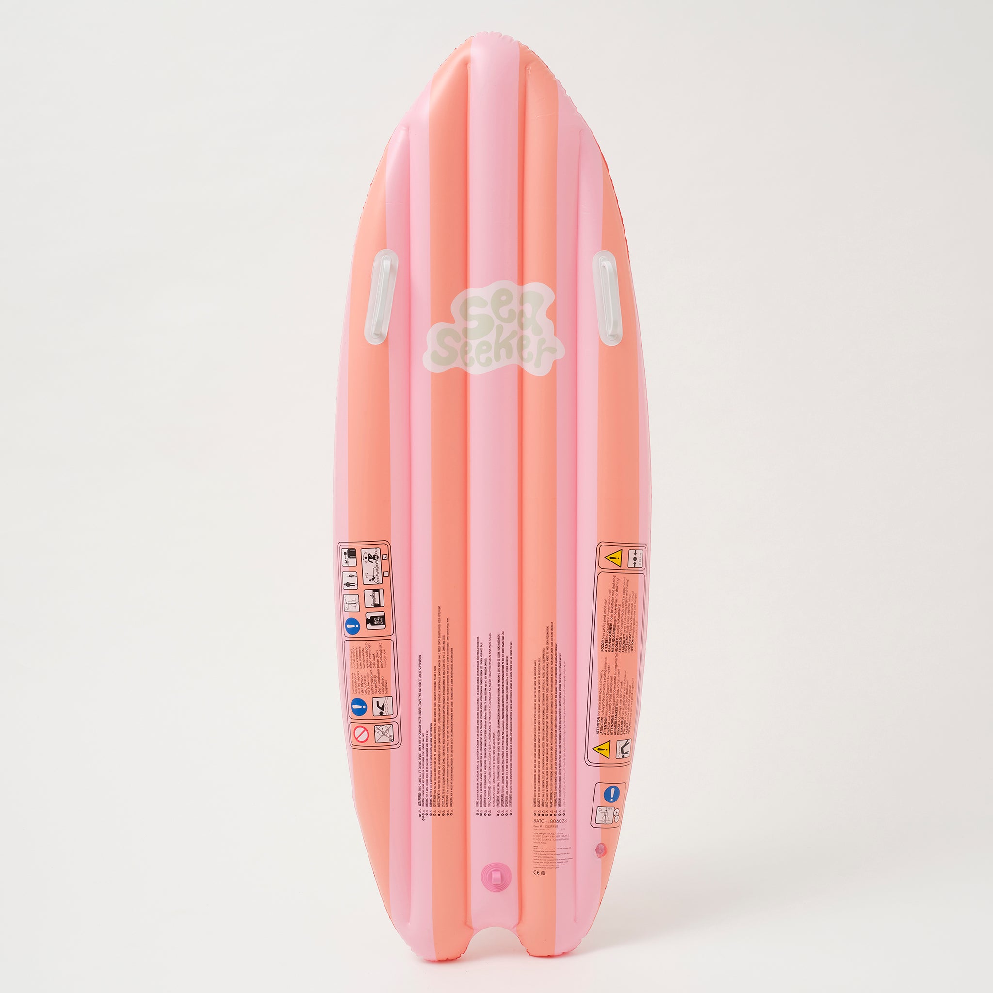 Ride With Me Surfboard Float | Sea Seeker Strawberry