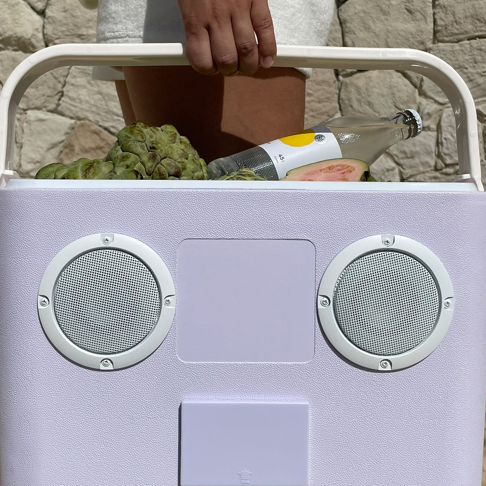 Beach Cooler Box Sounds Speaker | Rio Sun Pastel Lilac Cream