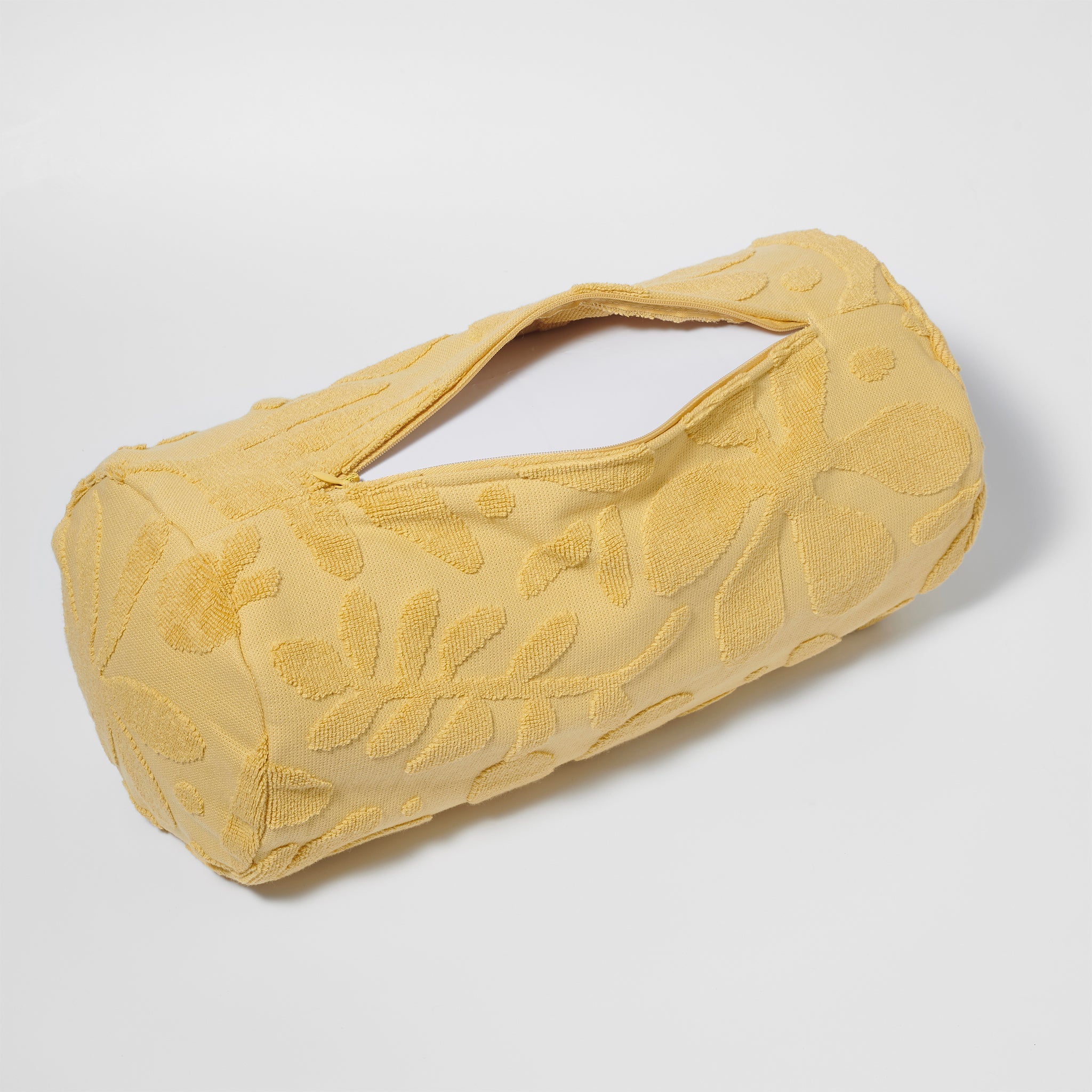 Inflatable Beach Pillow | Mango Bay Golden Mustard
