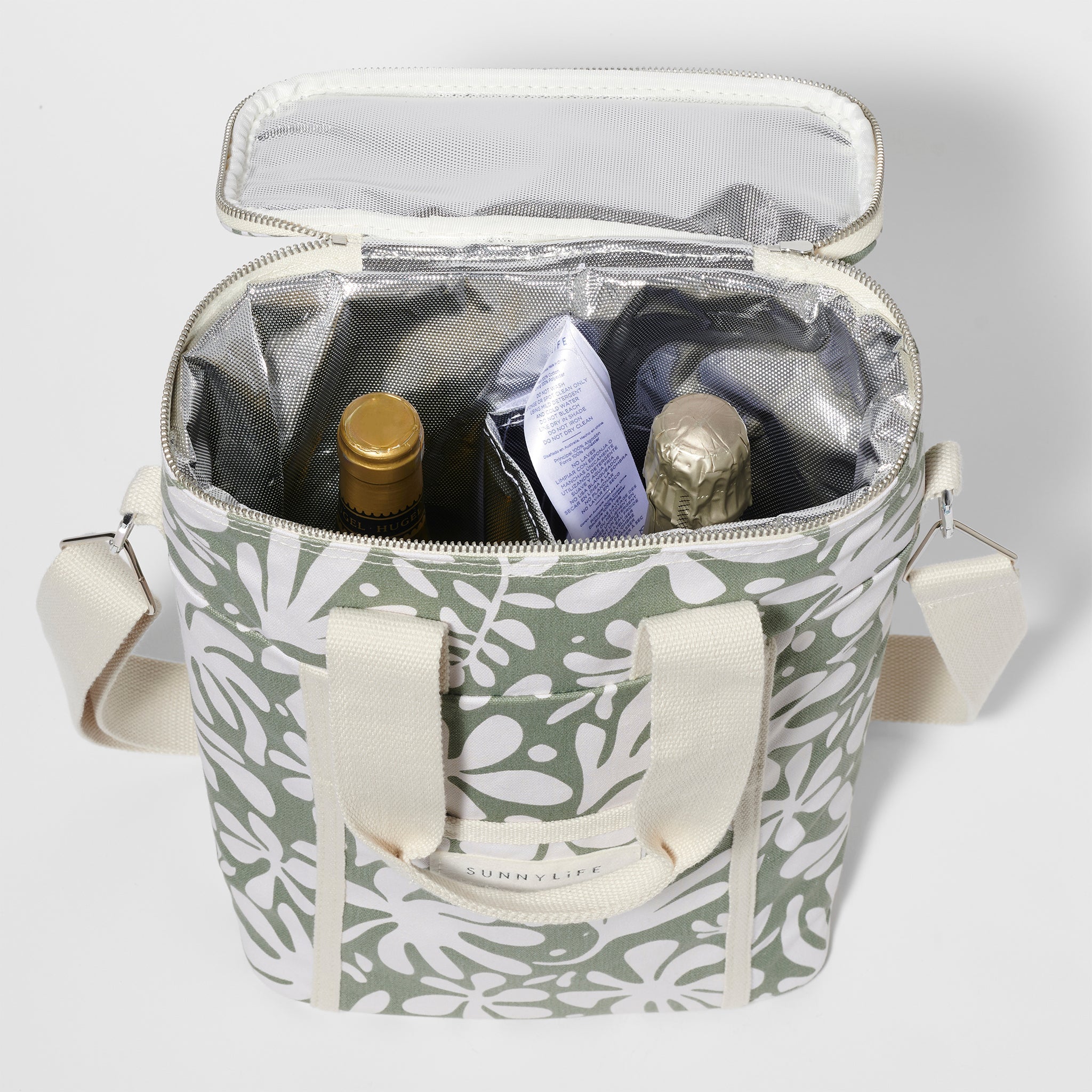 Canvas Drinks Cooler Bag | The Vacay Olive