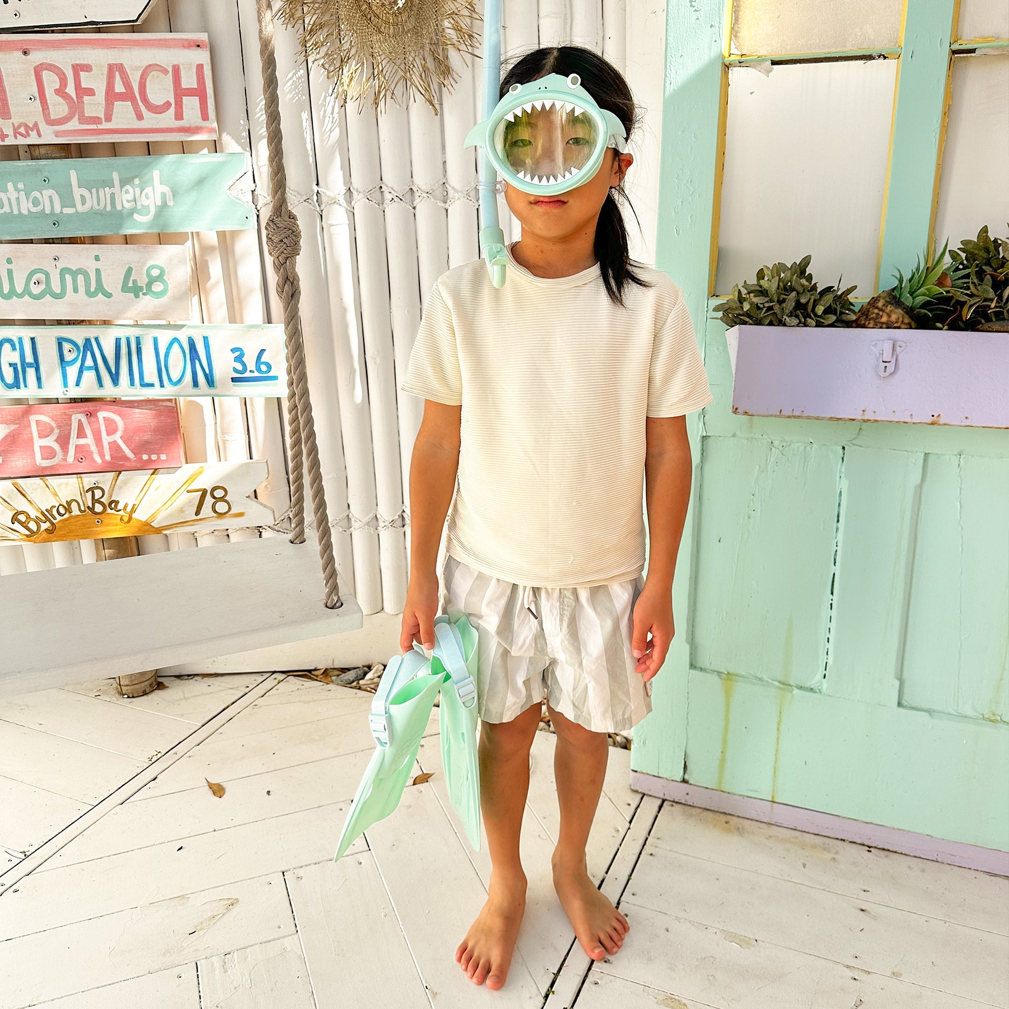 Kids Snorkel Set Small | Salty the Shark Multi