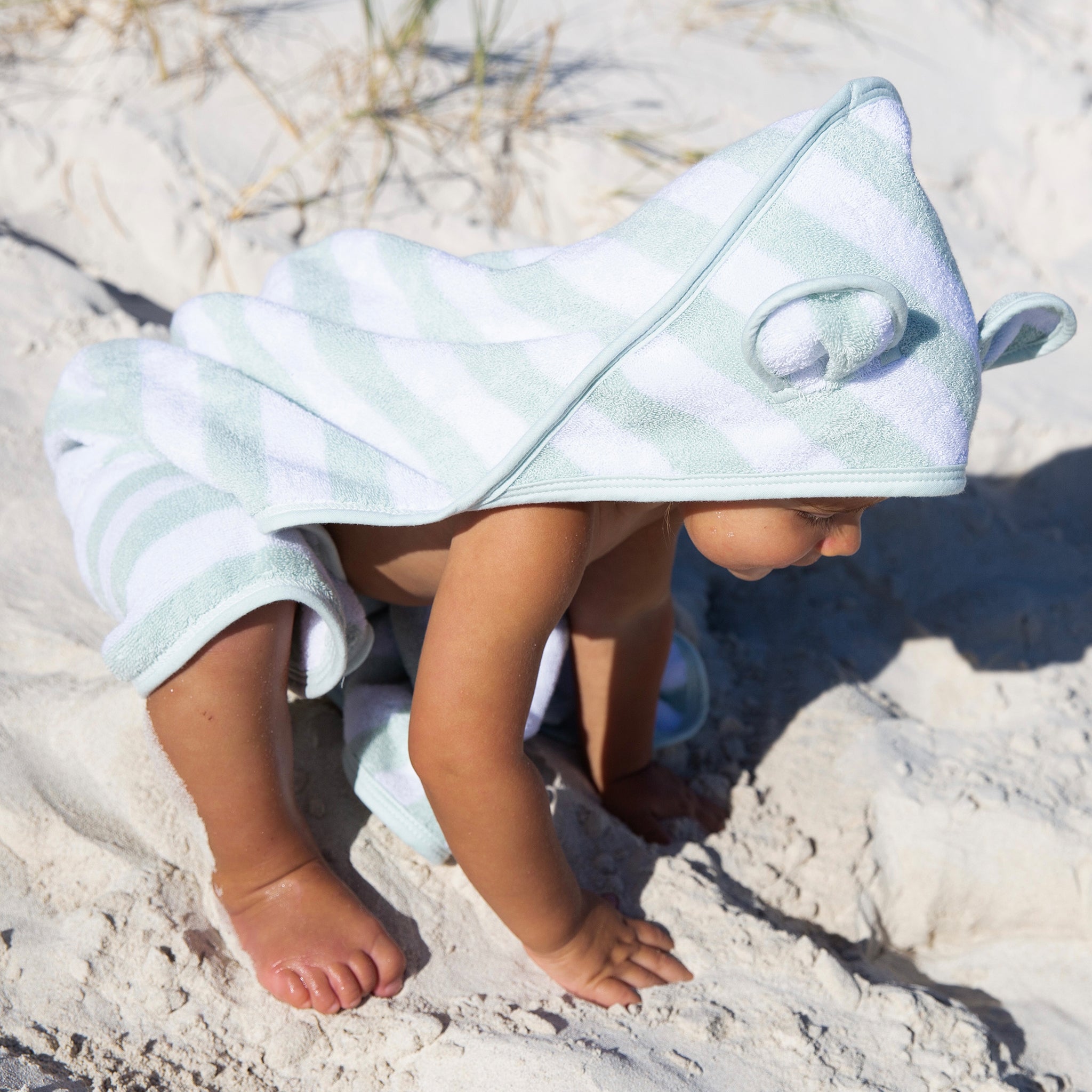 Baby Character Towel | Apple Sorbet Pastel Green