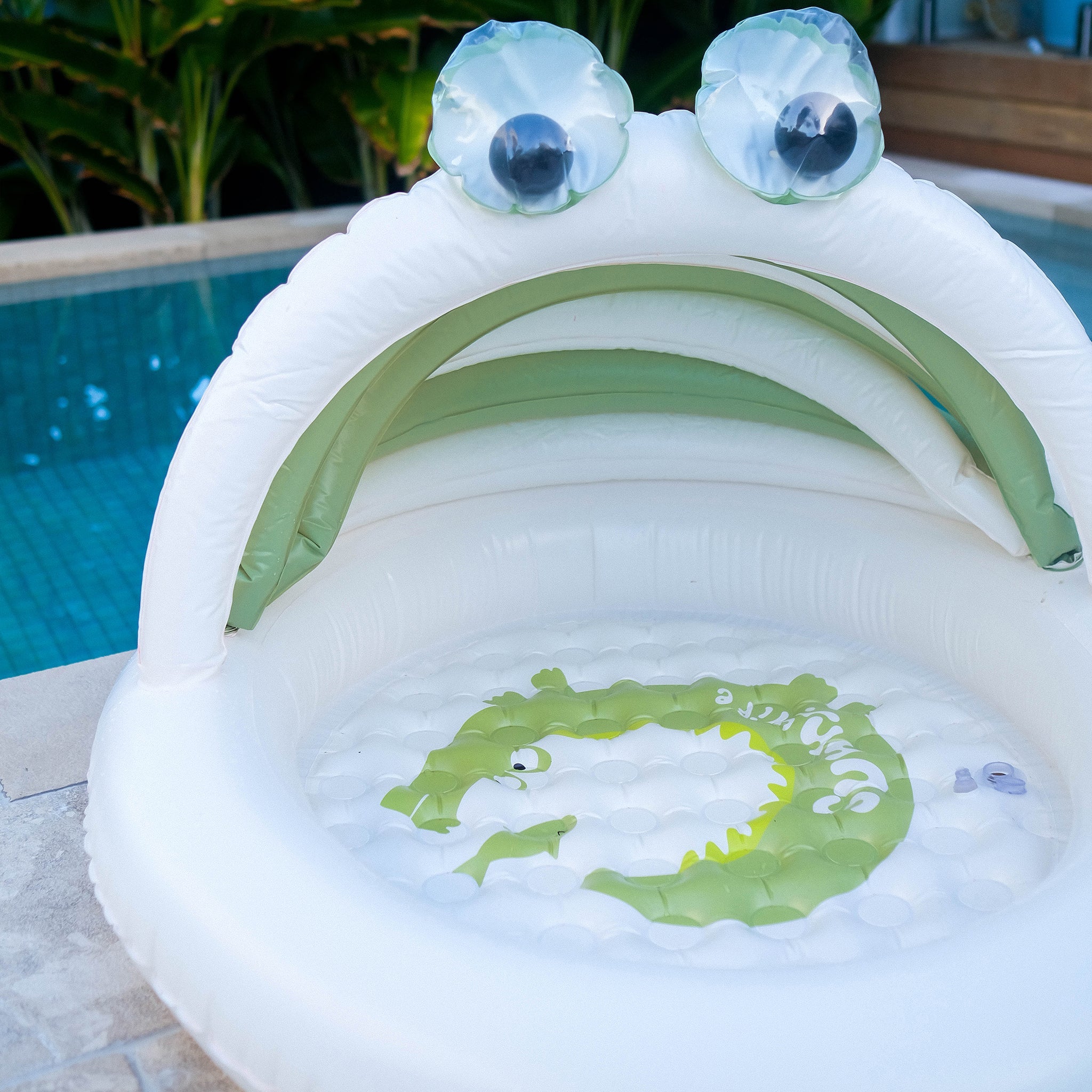 Kids Inflatable Pool | Cookie the Croc Khaki