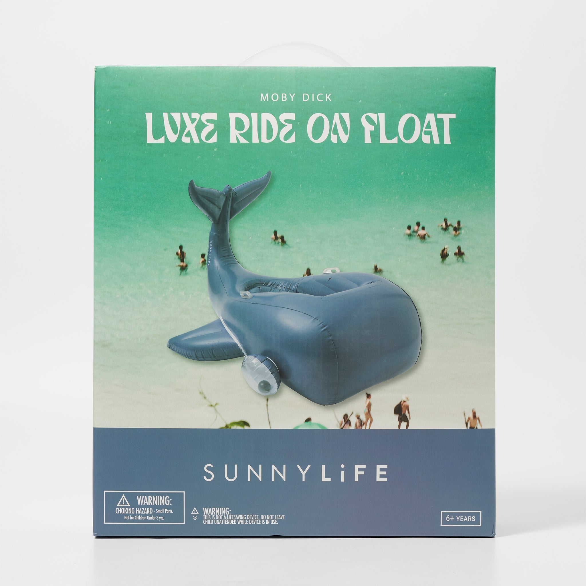 Luxe Ride-On Float | Moby Dick Navy