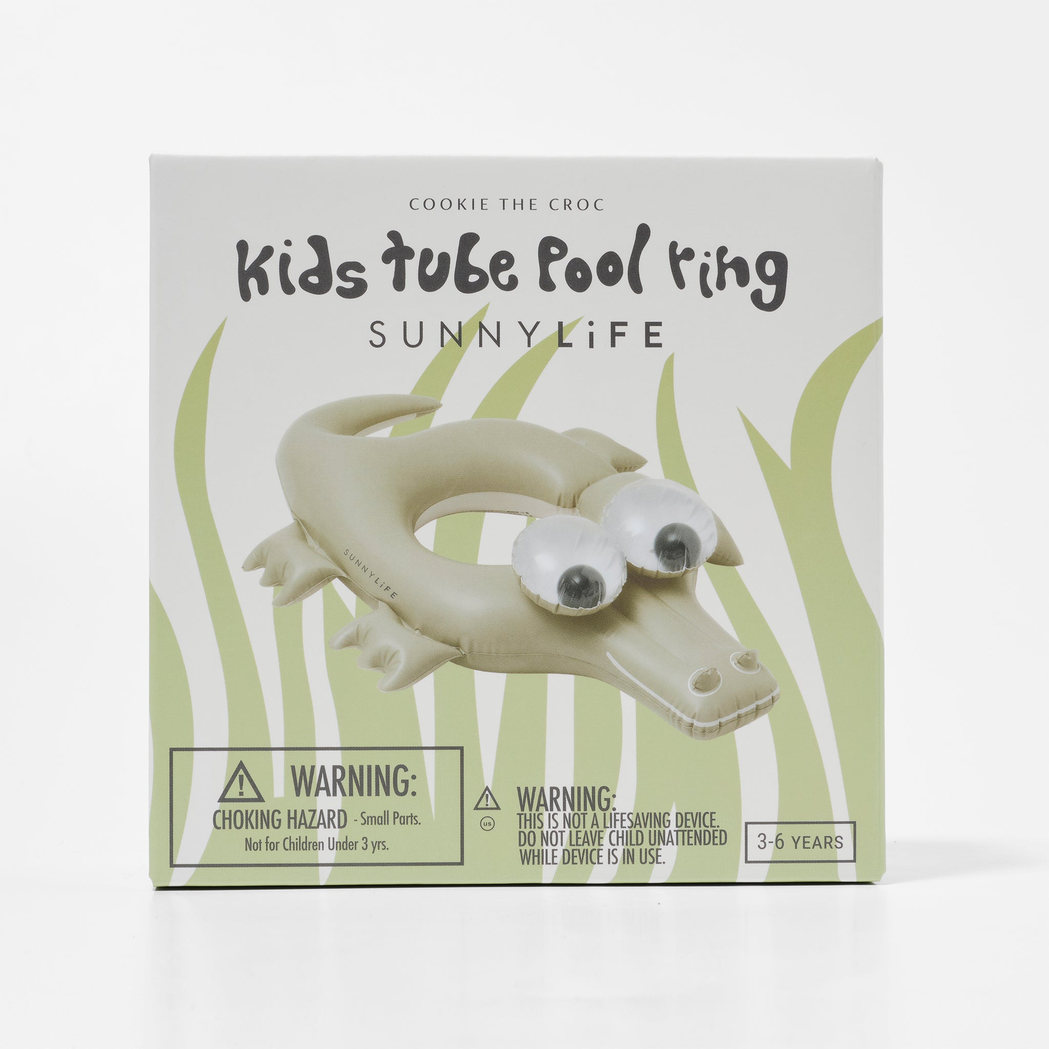 Kids Tube Pool Ring | Cookie the Croc Khaki