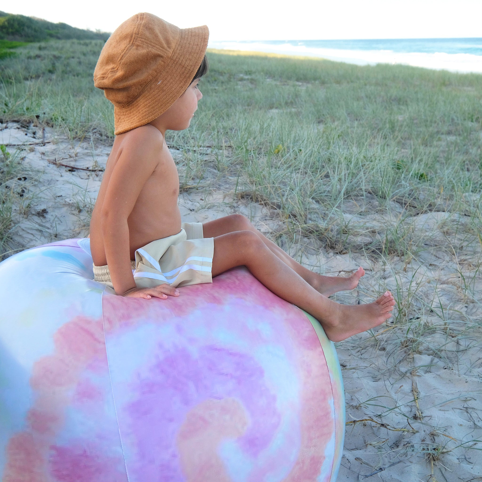 Giant Inflatable Beach Ball | Tie Dye Multi