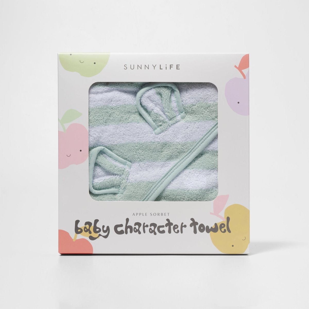 Baby Character Towel | Apple Sorbet Pastel Green - SUNNYLiFE UK